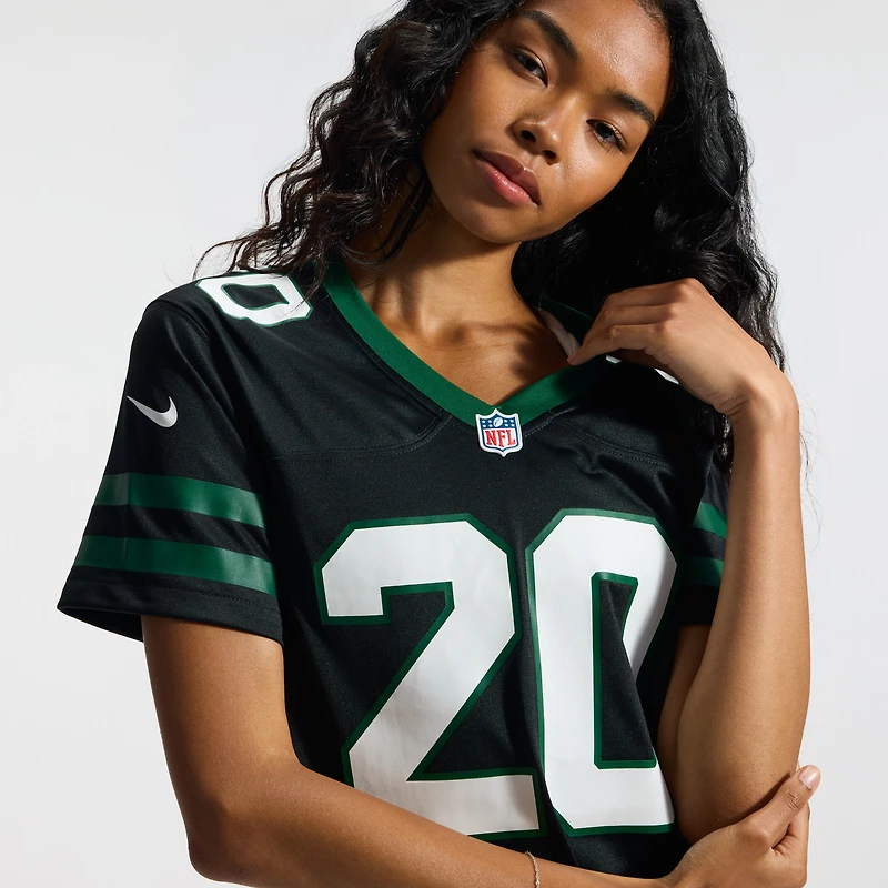 Women's Nike Breece Hall Legacy White New York Jets Game Jersey