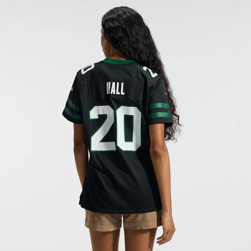 Maillot de match Nike Breece Hall Legacy vert New York Jets pour femme