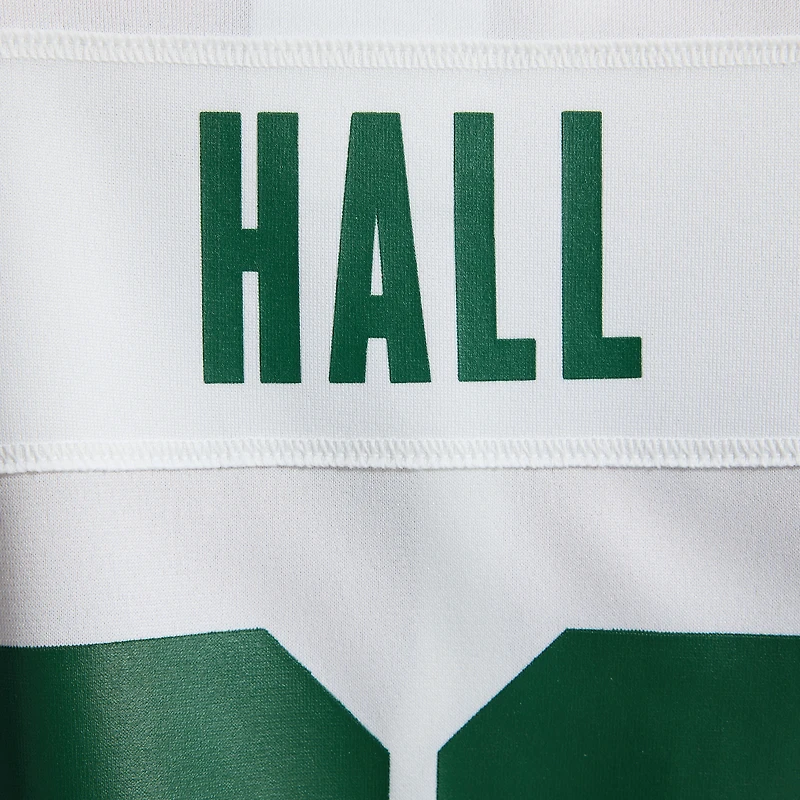 Maillot de match Nike Breece Hall Legacy blanc des Jets New York pour femme