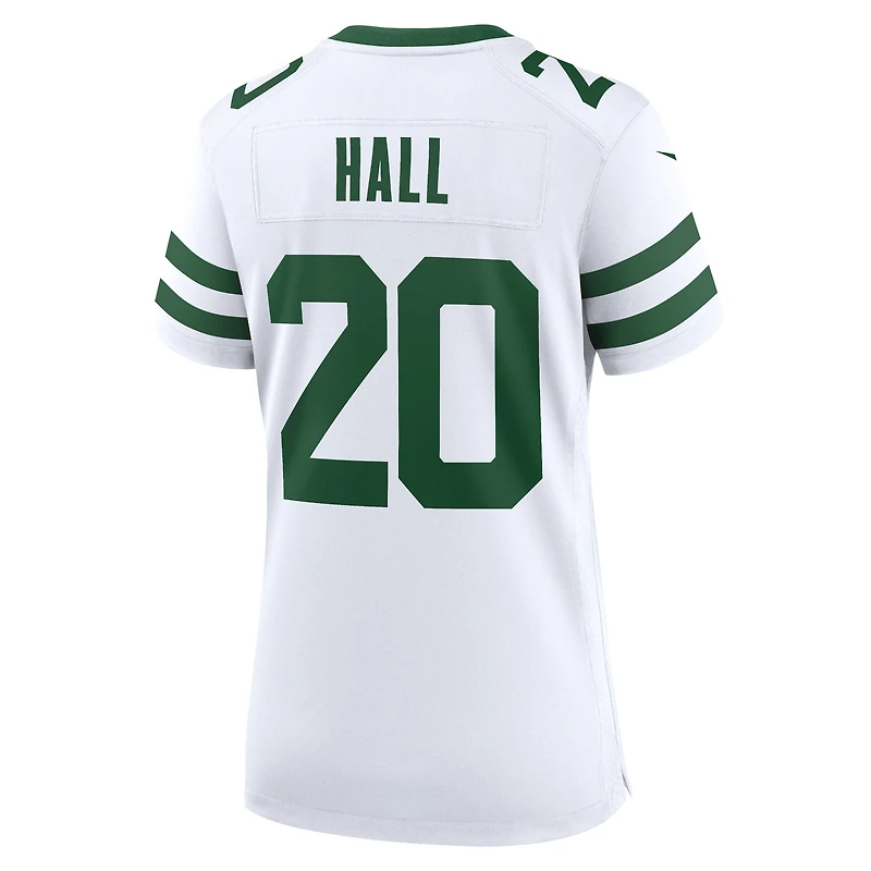 Maillot de match Nike Breece Hall Legacy blanc des Jets New York pour femme