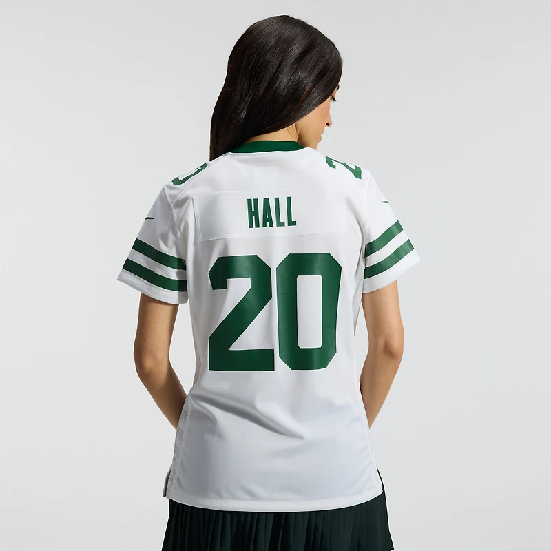 Women's Nike Breece Hall Legacy White New York Jets Game Jersey