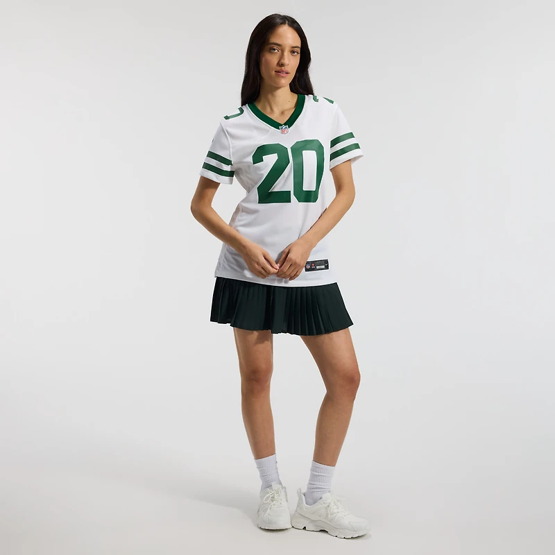 Women's Nike Breece Hall Legacy White New York Jets Game Jersey