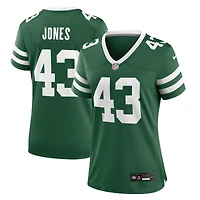 Maillot Nike Cam Jones Legacy Green pour femme des New York Jets