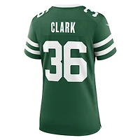 Maillot de match Nike Chuck Clark Legacy Green des New York Jets pour femme