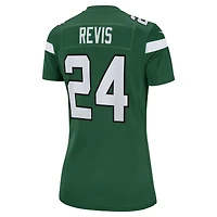 Maillot de jeu pour joueur à la retraite des New York Jets Nike Darrelle Revis Gotham vert femme