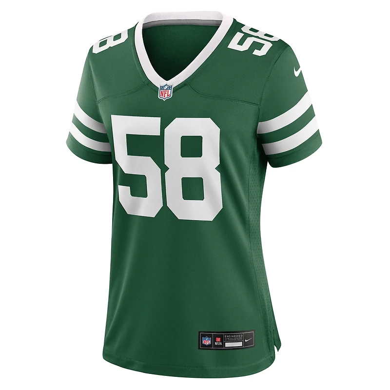 Women's Nike Eric Watts Legacy Green New York Jets Team Game Jersey