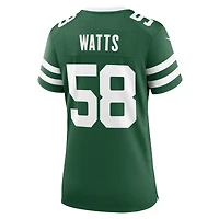 Women's Nike Eric Watts Legacy Green New York Jets Team Game Jersey