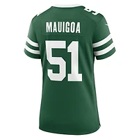 Maillot Nike Francisco Mauigoa Legacy Green pour femme des New York Jets