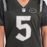 Maillot de match Nike Garrett Wilson Empire Green New York Jets 2025 Rivalries Collection pour femme