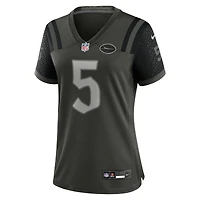 Maillot de match Nike Garrett Wilson Empire Green New York Jets 2025 Rivalries Collection pour femme