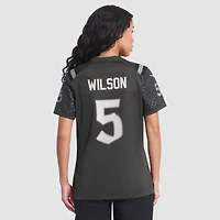 Maillot de match Nike Garrett Wilson Empire Green New York Jets 2025 Rivalries Collection pour femme