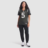 Maillot de match Nike Garrett Wilson Empire Green New York Jets 2025 Rivalries Collection pour femme