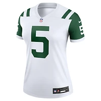 Women's Nike Garrett Wilson Classic Alternate White New York Jets Legend Player Performance Top