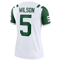 Women's Nike Garrett Wilson Classic Alternate White New York Jets Legend Player Performance Top