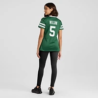 Maillot de match Nike Garrett Wilson Legacy vert New York Jets pour femme