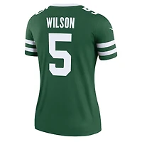 Haut de performance Nike Garrett Wilson Legacy Green pour femme, légende des New York Jets