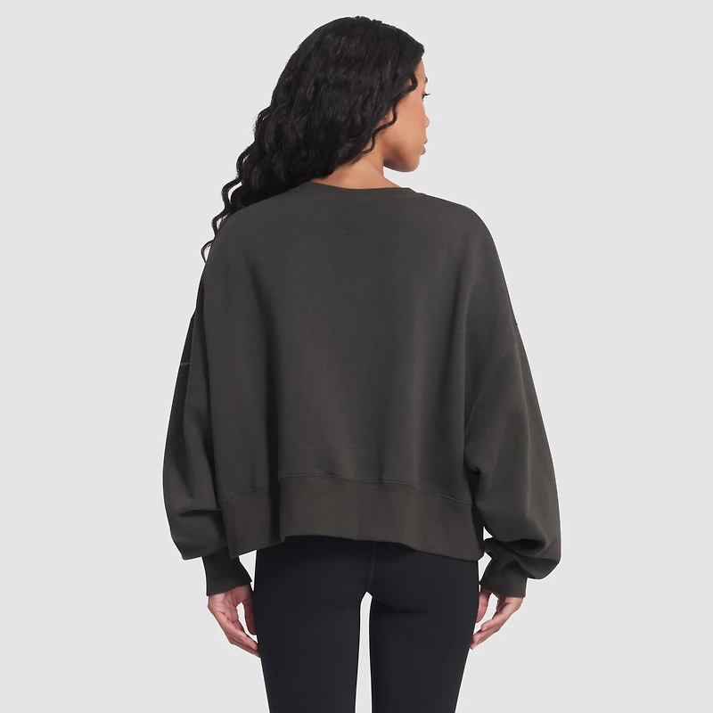 Sweat-shirt en molleton surdimensionné Phoenix de la collection Rivalries 2025 des New York Jets, Nike Gotham Green, pour femme