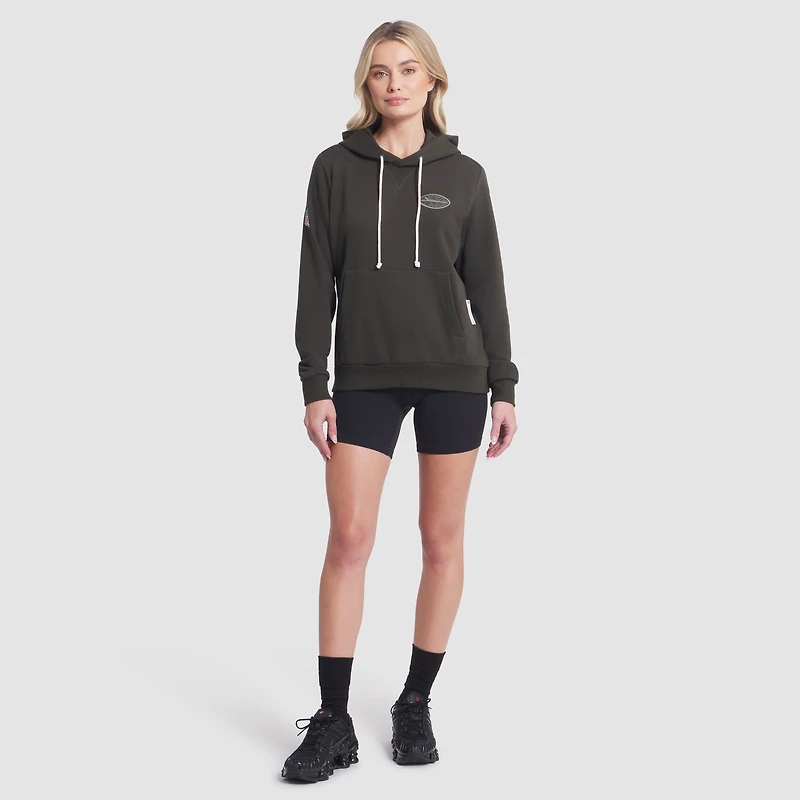 Sweat à capuche Nike Gotham Green pour femme, collection Rivalries 2025 des New York Jets, édition standard, Sideline Dri-FIT