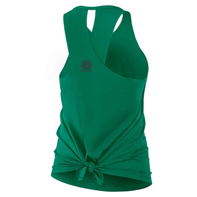 Women's Nike Green New York Jets Glory Open-Back Crisscross Dri-FIT Tank Top