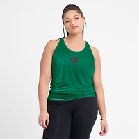 Women's Nike Green New York Jets Glory Open-Back Crisscross Dri-FIT Tank Top