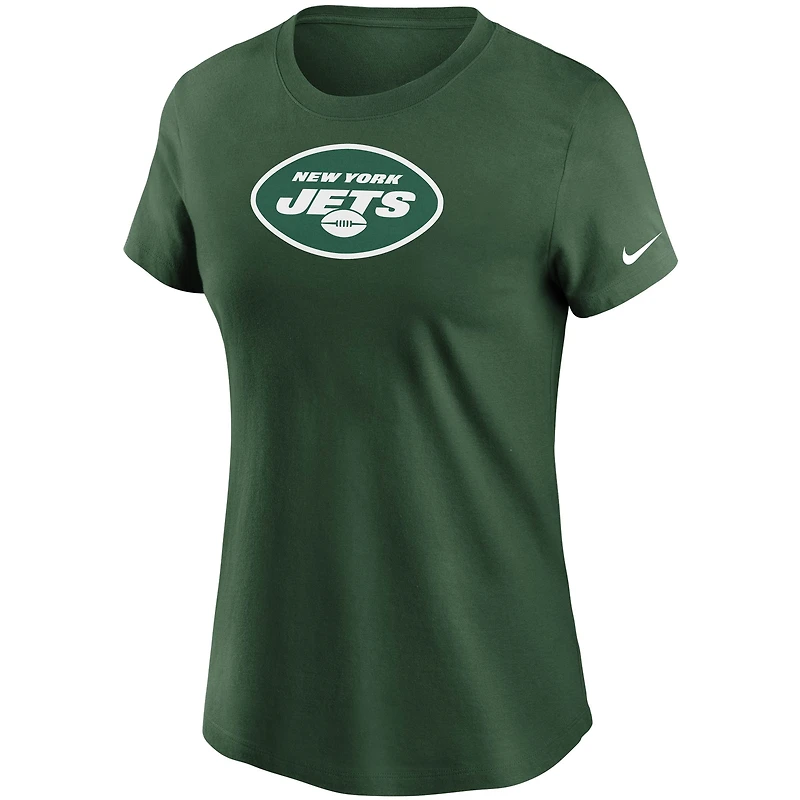 Women's Nike Green New York Jets Logo Essential T-Shirt