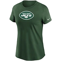 Women's Nike Green New York Jets Logo Essential T-Shirt