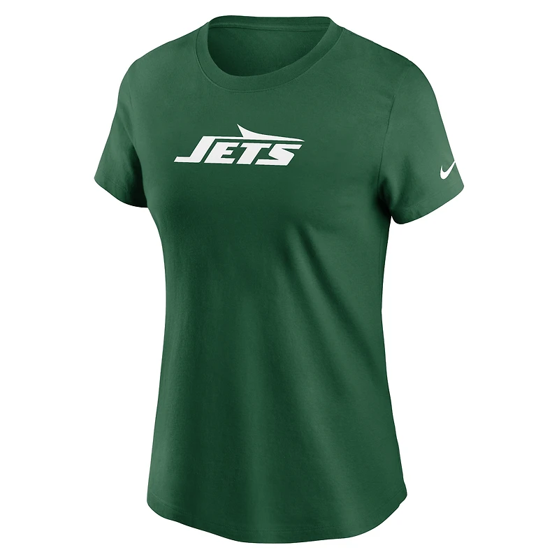 Women's Nike Green New York Jets Primary Logo T-Shirt