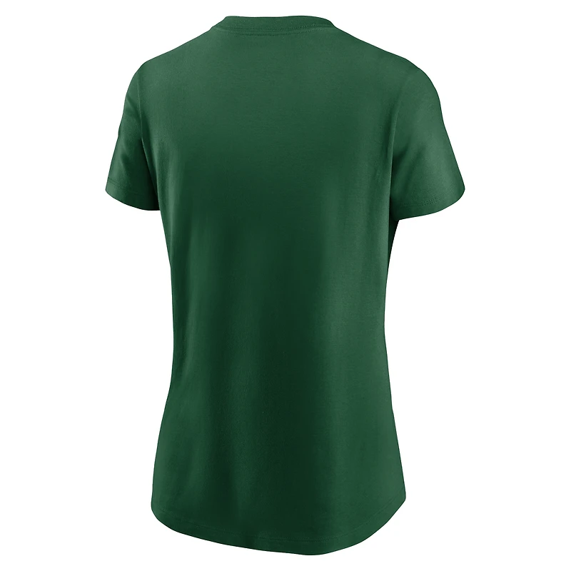 Women's Nike Green New York Jets Primary Logo T-Shirt