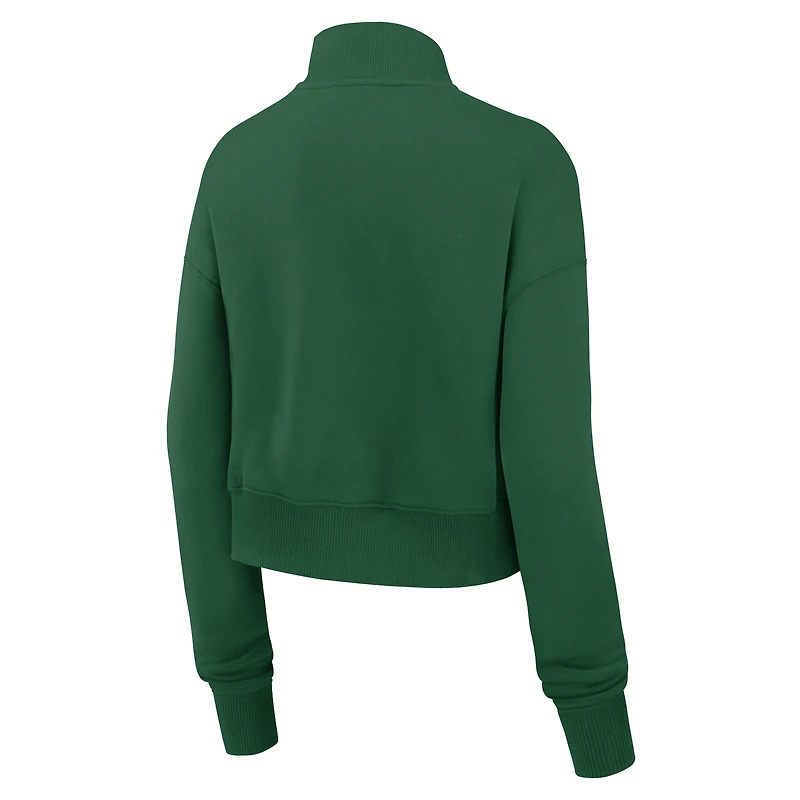 Women's Nike Green New York Jets Primetime Phoenix Half-Zip Sweatshirt