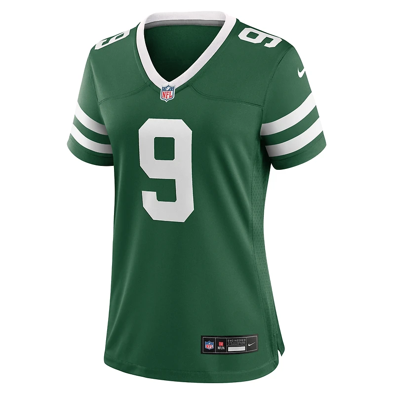 Maillot Nike Greg Zuerlein Legacy Green des New York Jets pour femme