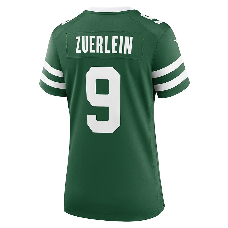 Maillot Nike Greg Zuerlein Legacy Green des New York Jets pour femme