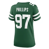 Maillot Nike Harrison Phillips Legacy Green pour femme des New York Jets