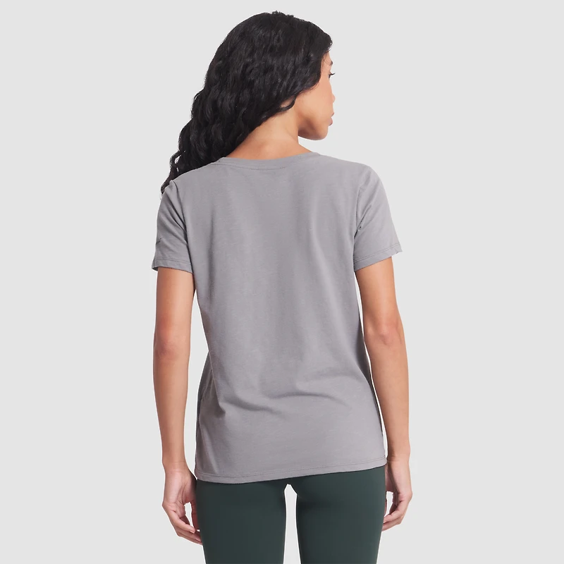 T-shirt Nike Iron Ore New York Jets 2025 Rivalries Collection Slub Dri-FIT pour femme