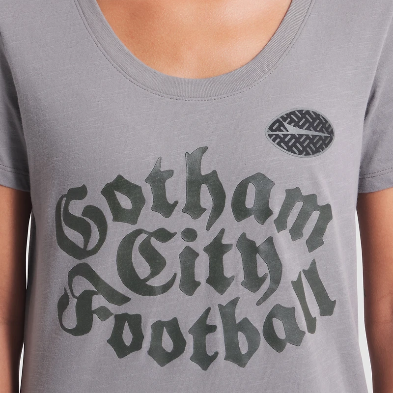 Women's Nike Iron Ore New York Jets 2025 Rivalries Collection Slub Dri-FIT T-Shirt