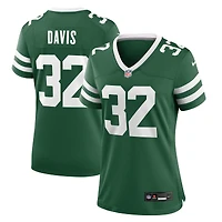 Maillot Nike Isaiah Davis Legacy Green pour femme des New York Jets