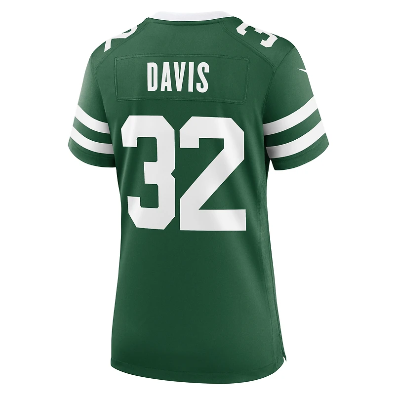 Maillot Nike Isaiah Davis Legacy Green pour femme des New York Jets