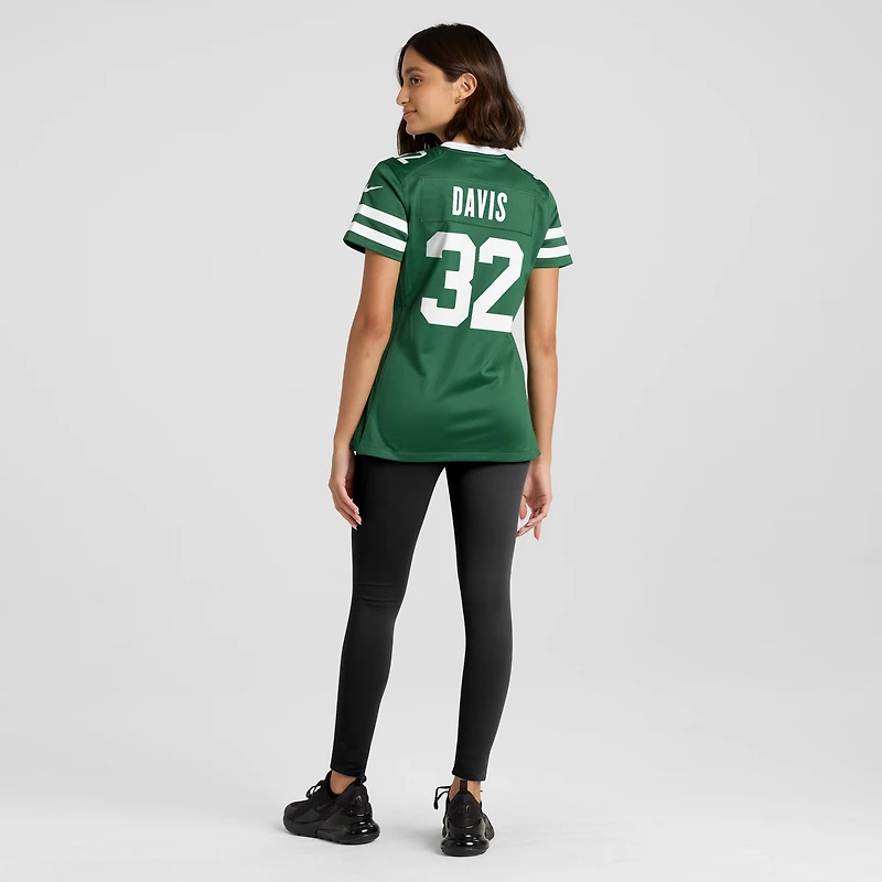 Women's Nike Isaiah Davis Legacy Green New York Jets Game Jersey