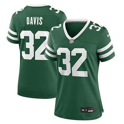Maillot Nike Isaiah Davis Legacy Green pour femme des New York Jets