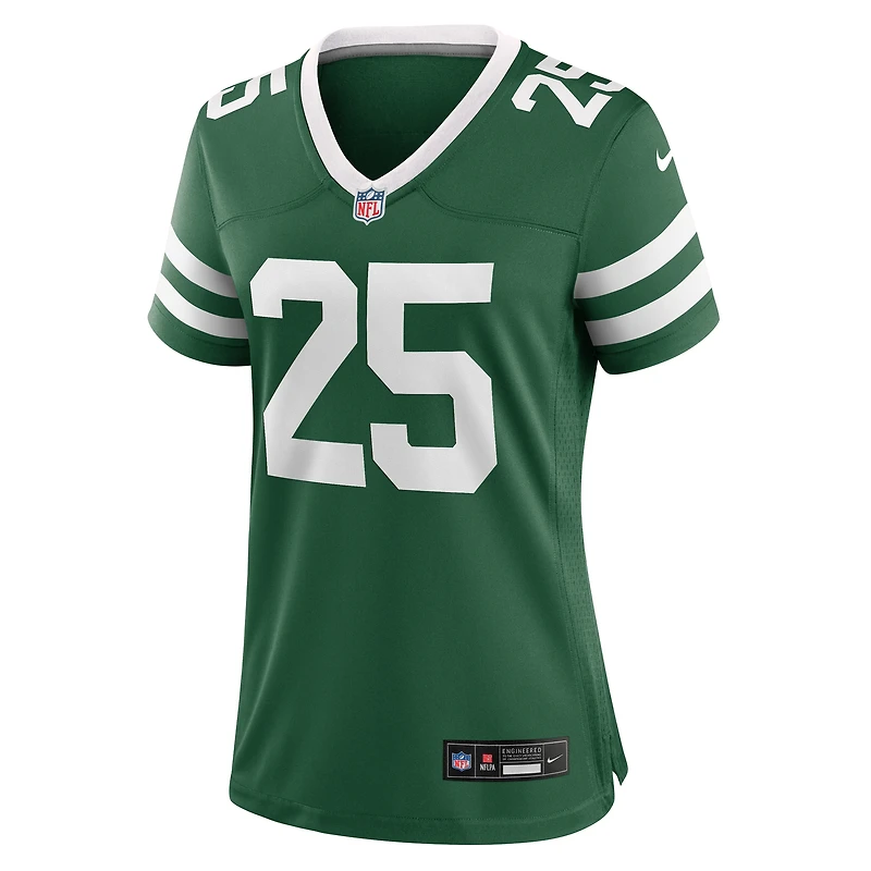 Maillot Nike Israel Abanikanda Legacy Green pour femme des New York Jets
