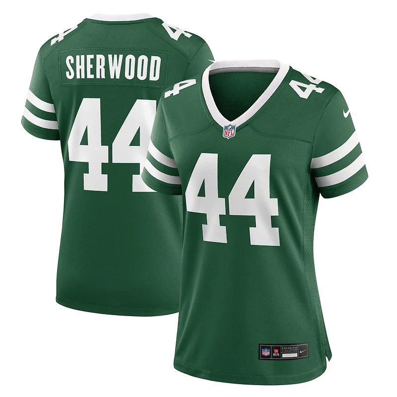 Maillot Nike Jamien Sherwood Legacy Green pour femme des New York Jets