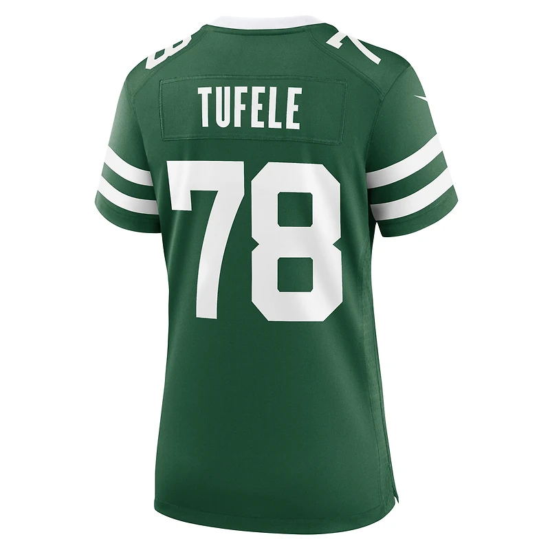 Maillot Nike Jay Tufele Legacy Green pour femme des New York Jets