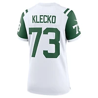 Maillot de jeu joueur retraité alternatif classique Nike Joe Klecko des New York Jets pour femme, blanc