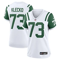 Maillot de jeu joueur retraité alternatif classique Nike Joe Klecko des New York Jets pour femme, blanc