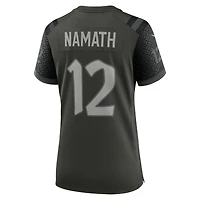 Maillot de joueur retraité Nike Joe Namath Gotham Green New York Jets 2025 Rivalries Collection pour femme