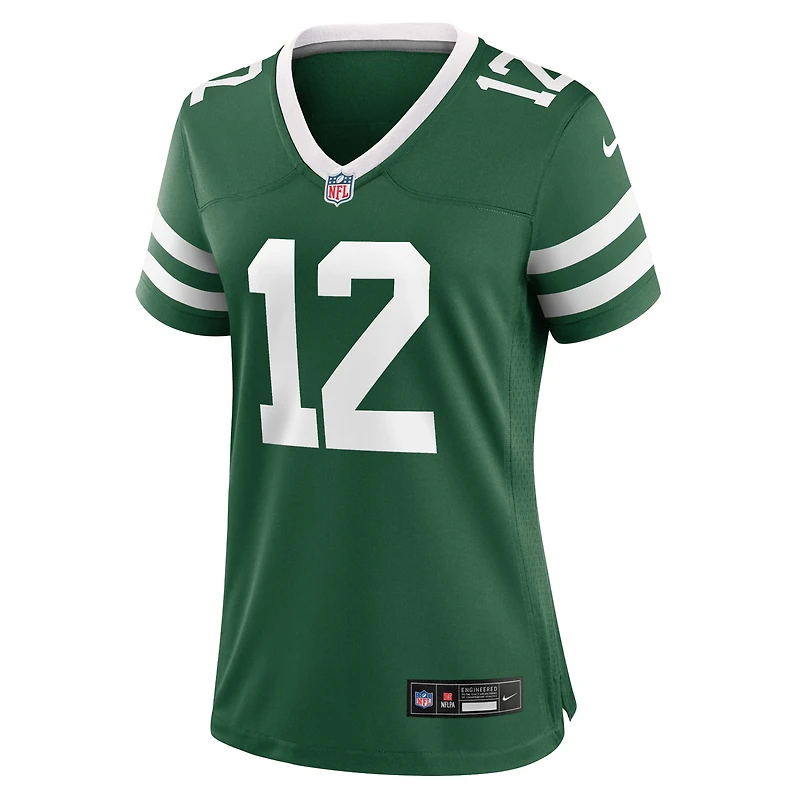 Maillot de match joueur retraité Nike Joe Namath Legacy Green New York Jets pour femme