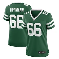 Maillot Nike Joe Tippmann Legacy Green pour femme des New York Jets
