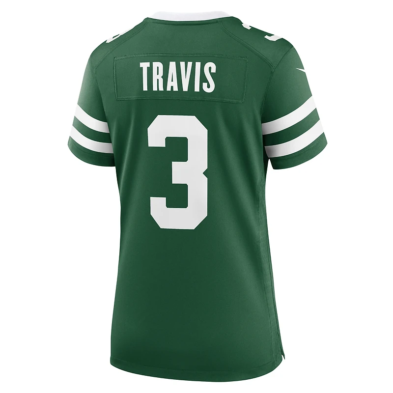 Maillot Nike Jordan Travis Legacy vert pour femme des New York Jets