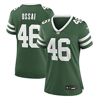 Women's Nike Joseph Ossai Legacy Green New York Jets Team Game Jersey