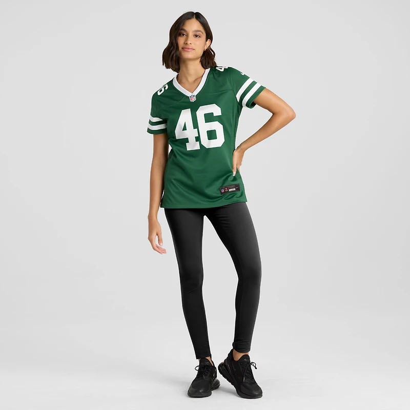 Women's Nike Joseph Ossai Legacy Green New York Jets Team Game Jersey