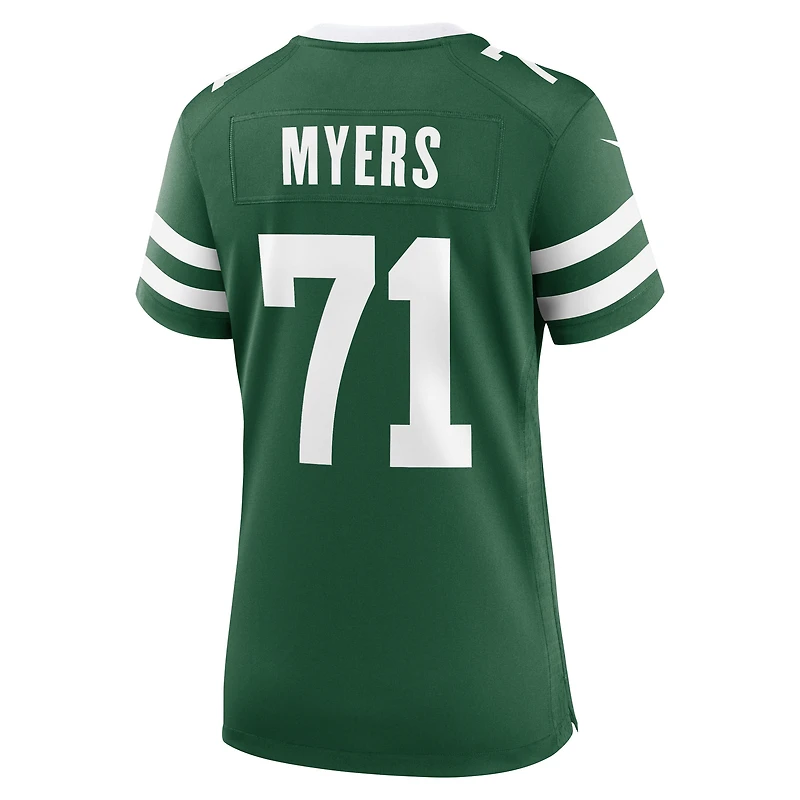 Maillot Nike Josh Myers Legacy Green pour femme des New York Jets